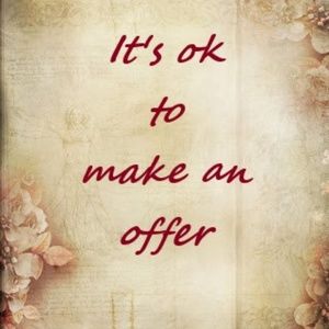 Feel free to make an offer. Bundles are cool too!!